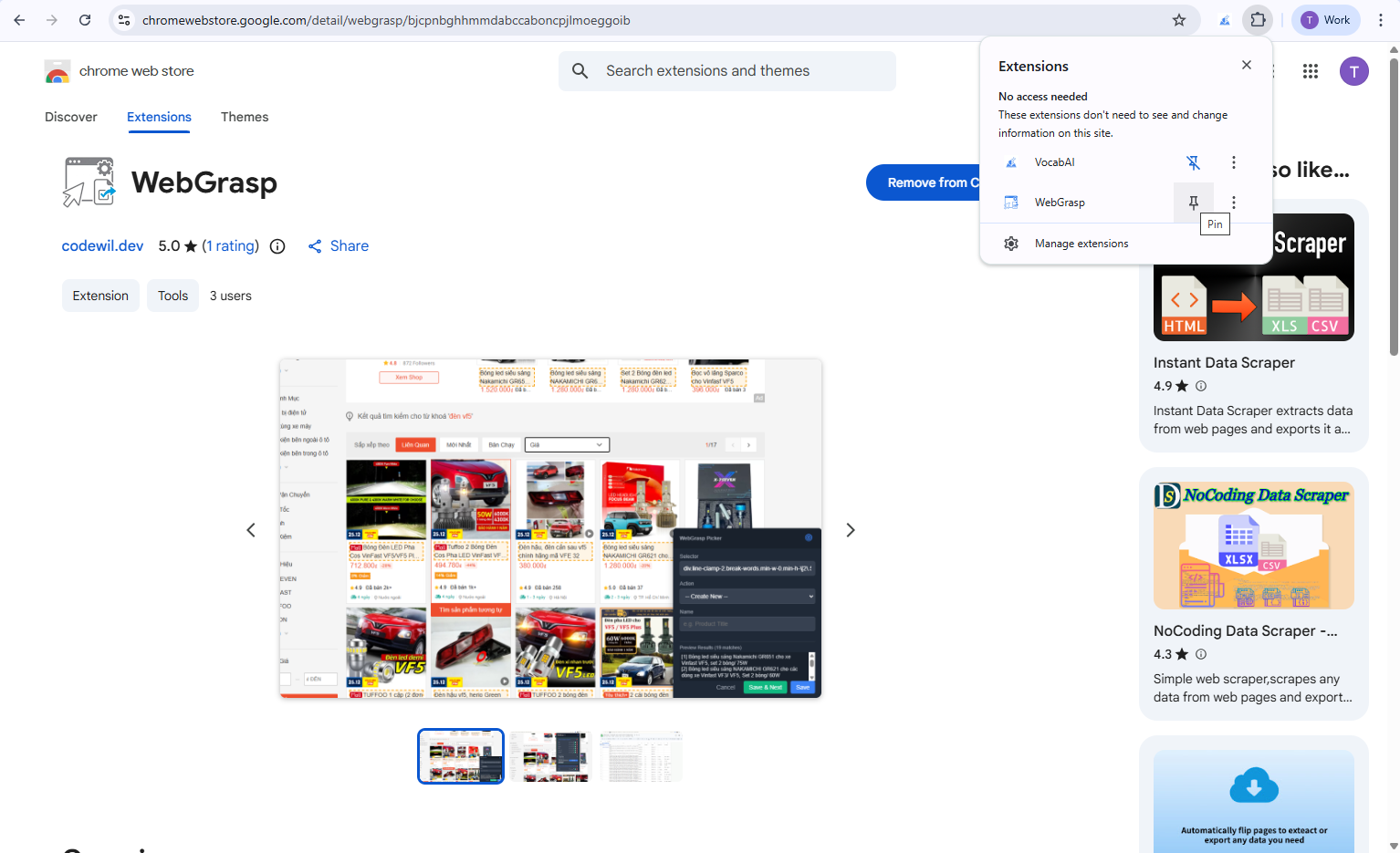 Pinning Extension Guide